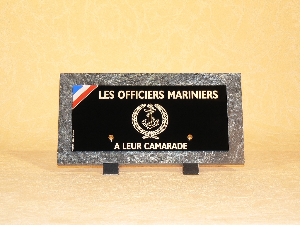 plaques funéraires anciens de la marine
